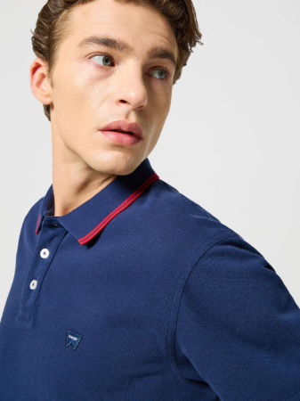 МУЖЧИНЫ - Wrangler Футболка-Поло Blue Regular