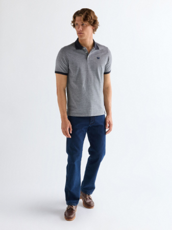 IMBRACAMINTE - Wrangler Tricou Polo Gri Deschis Regular Barbati