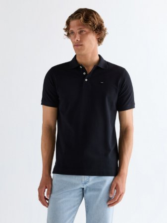 BARBATI - Wrangler Tricou Polo Negru Regular Barbati