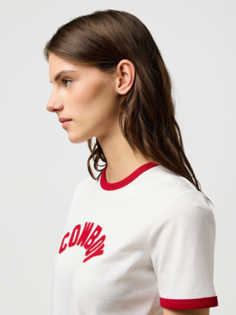 IMBRACAMINTE - Wrangler Tricou Alb Slim Femei