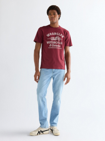 BARBATI - Wrangler Tricou Rosu Regular Barbati