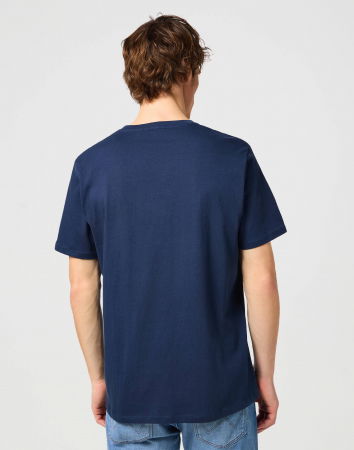 BARBATI - Wrangler Tricou (Set) Navy/Negru Regular Barbati