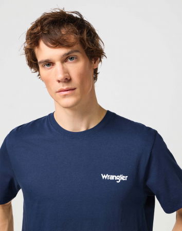 BARBATI - Wrangler Tricou (Set) Navy/Negru Regular Barbati