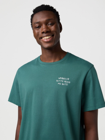BARBATI - Wrangler Tricou Verde Relaxed Barbati