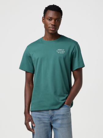 BARBATI - Wrangler Tricou Verde Relaxed Barbati