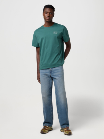 BARBATI - Wrangler Tricou Verde Relaxed Barbati