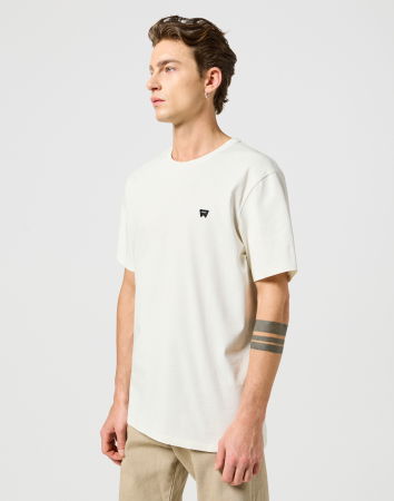 Tricouri si Polo - Wrangler Tricou Crem Regular Barbati