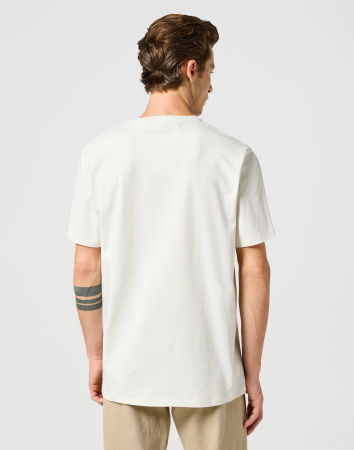 Tricouri si Polo - Wrangler Tricou Crem Regular Barbati