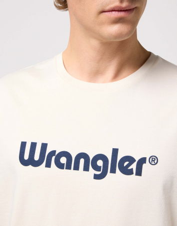 Tricouri si Polo - Wrangler Tricou Regular White Barbati