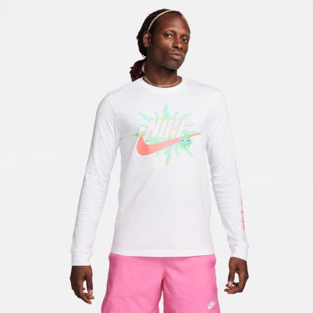 Haine Sport Barbati - Tricou Nike U Nsw Tee Ls Spring Swsh Jdi