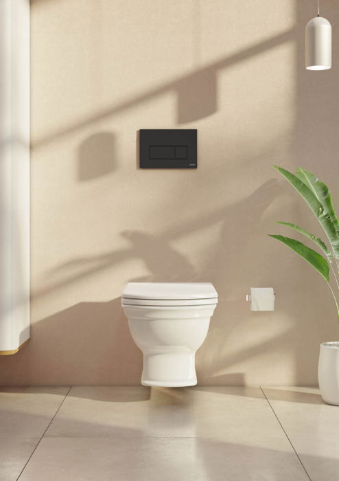 Placa de clatire patrata Root, negru mat | 740-2311 [3]