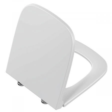 Capac WC, duroplast, inchidere lenta soft close, detasabil cu balamale metalice, fixare de sus, functie de eliberare rapida | 177-003R009 [0]