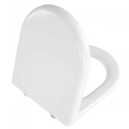 Capac WC Inchidere lenta soft close, detasabil cu balamale metalice, functie de eliberare rapida | 127-003R009 [0]