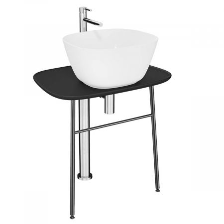 Unitati lavoar - freestanding Unitate de baza lavoar baie, 70cm, low, negru mat | 64051