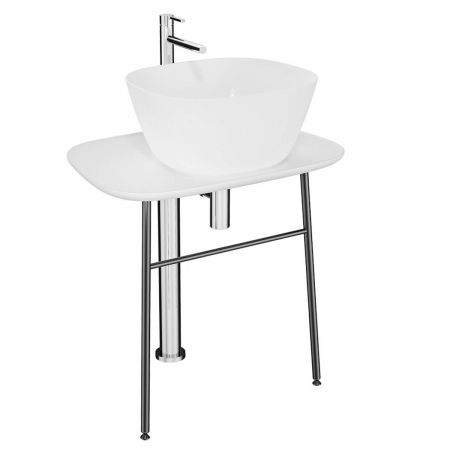 Unitati lavoar - freestanding Unitate de baza lavoar baie, 70cm, low, alb mat | 64050