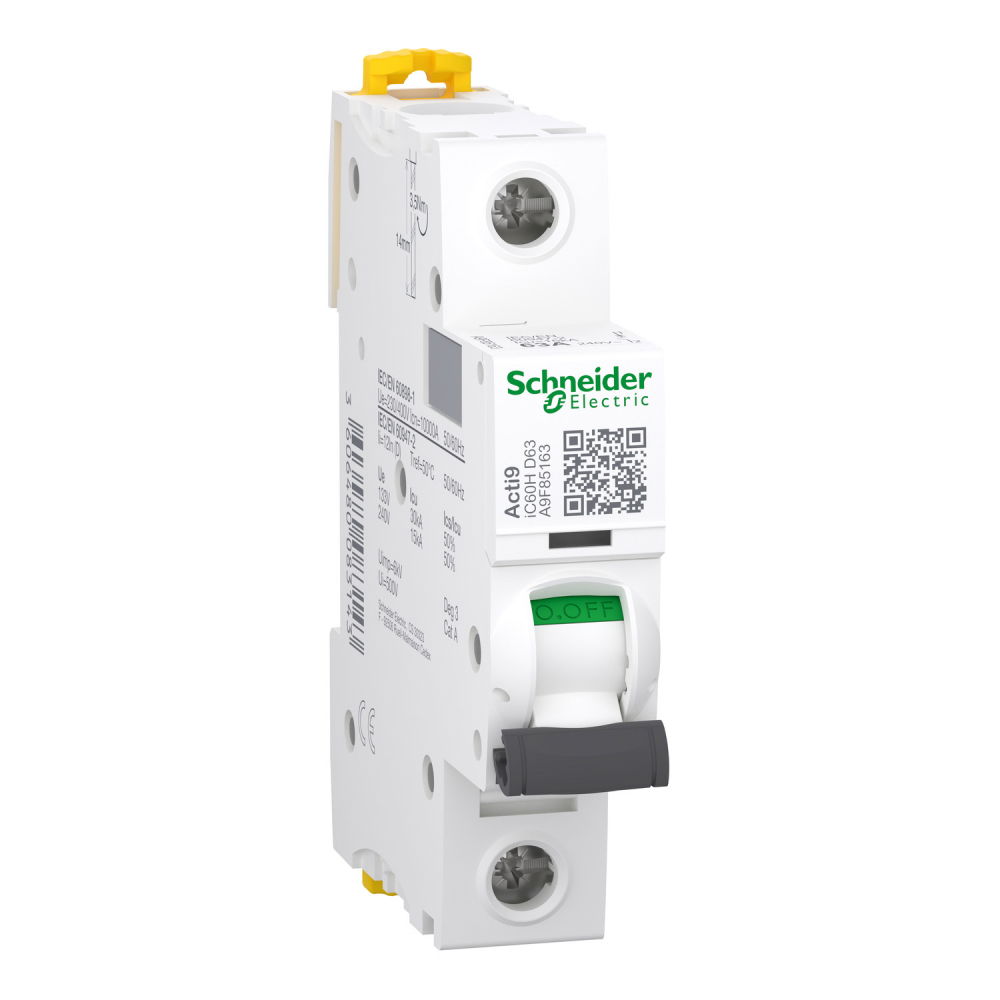 Siguranta Automata 1 Pol, 63A , A9F85163, Schneider Electric [1]