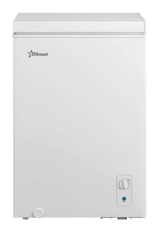 Ladă frigorifică - Lada frigorifica STARCREST SCF-99WHE, Clasa E, Capacitate 99L, Sistem convertibil - functie frigider, Termostat reglabil, Alb