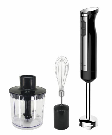 Electrocasnice Mici - Mixer vertical STARCREST SBS-E800, 800W, viteza variabila, tocator, tel, cana de mixat, negru/inox