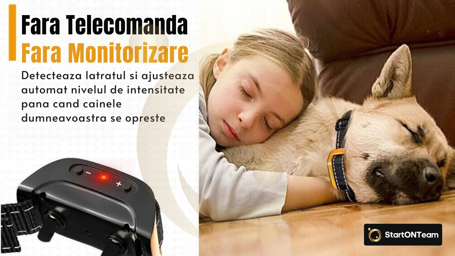 Zgarda Antilatrat Caini cu Vibratie si Bip