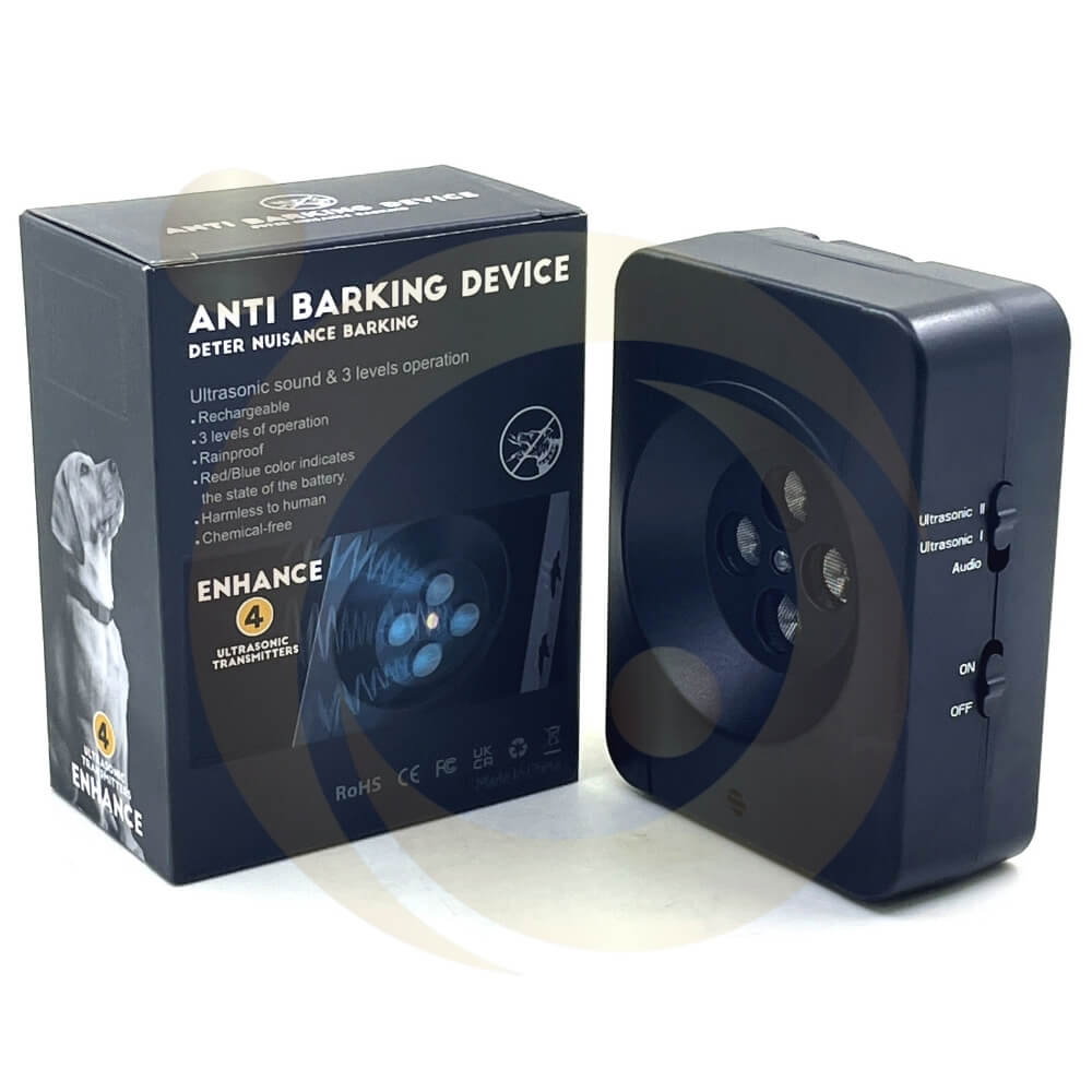 Aparat Anti Latrat cu Ultrasunete pentru Caini, Profesional, 3 Nivele, Impermeabil, Dispozitiv Antilatrat cu Ultra Sunete de Interior si Exterior [19]