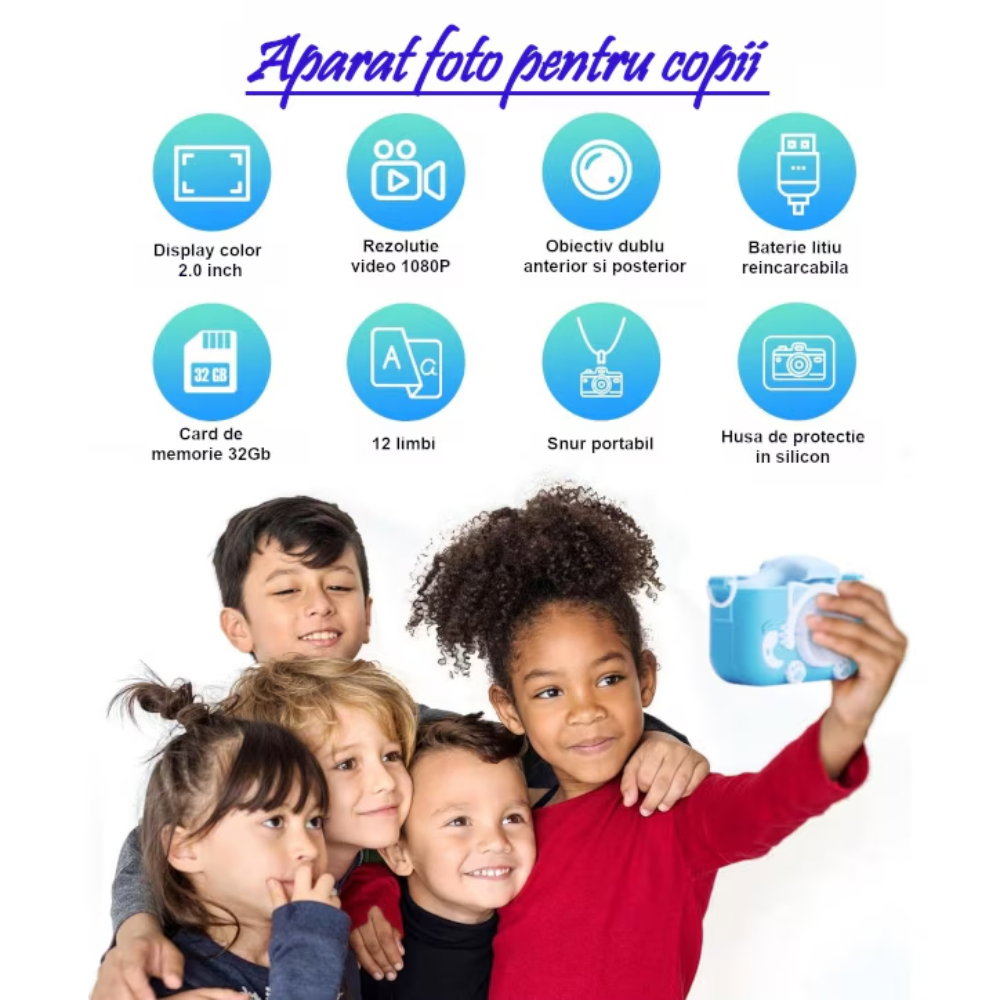 Aparat Foto Digital pentru Copii [18]