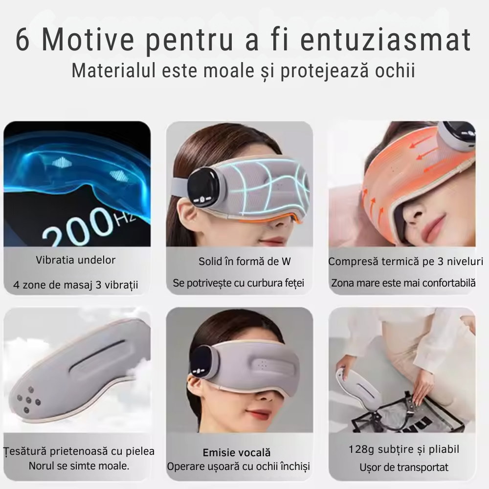 Aparat Inteligent de Masaj pentru Ochi cu Vibratii si Caldura [12]