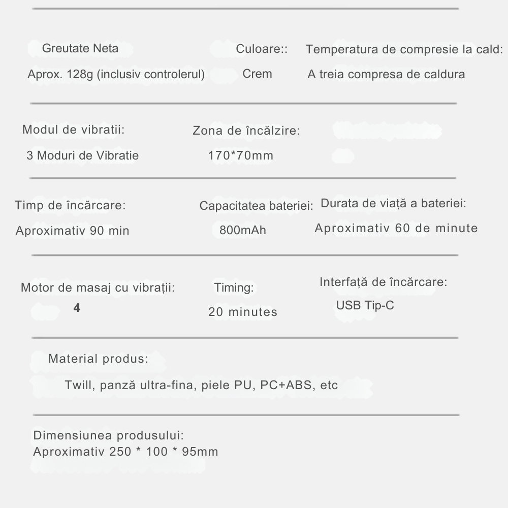 Aparat Inteligent de Masaj pentru Ochi cu Vibratii si Caldura [27]