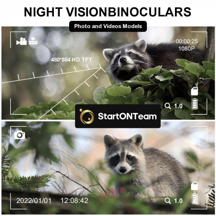 Binoclu Digital Night Vision Profesional de Vanatoare [13]