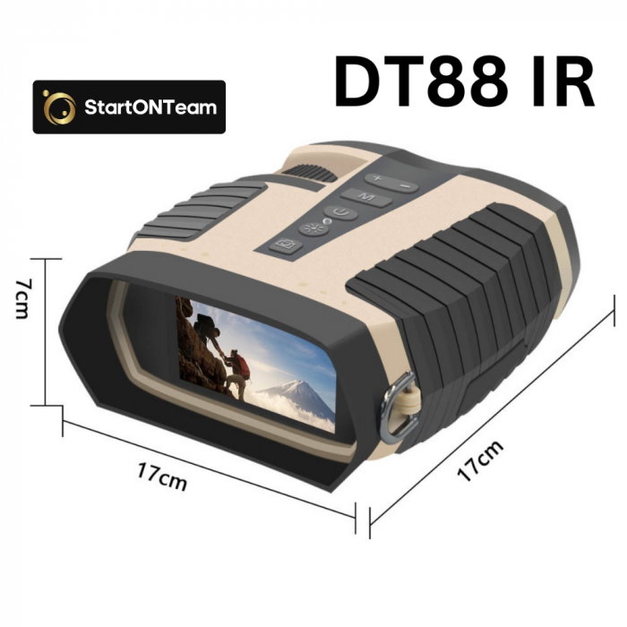 Binoclu Profesional de Vânătoare Digital cu Night Vision, Zoom 8X, Ecran TFT 3” și Tehnologie IR [11]