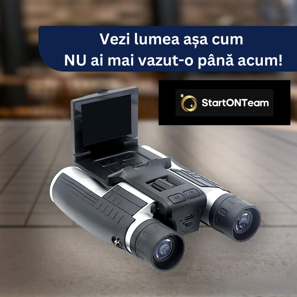 Binoclu Profesional Digital de Vânătoare, Zoom 12X, Ecran LCD 2.4” pentru Observații Clare [29]