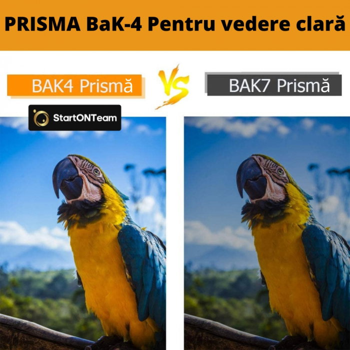 Binoclu Profesional 10x25 cu Prismă BaK4, IP67, pentru Observații la Distanță Mare [3]
