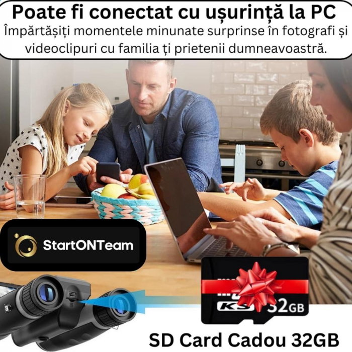 Binoclu Profesional de Vânătoare Zoom Digital 10X cu Ecran LCD 2" [12]
