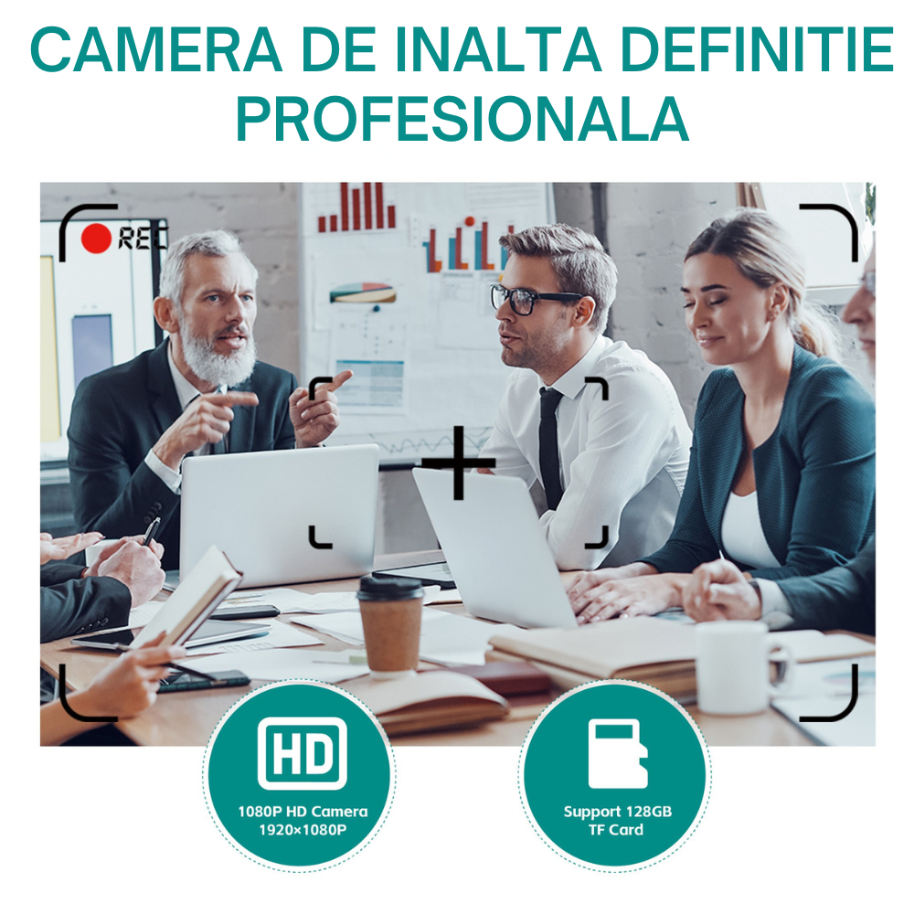 Bricheta cu Mini Camera Video Full HD 1080P, Detectare Miscare [10]