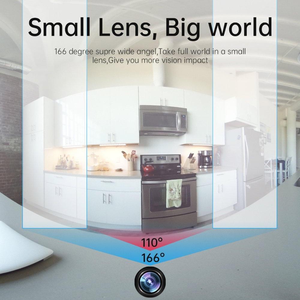 Camera IP 4K in Ceas de Birou, Wi-Fi, cu Detectie Miscare [9]