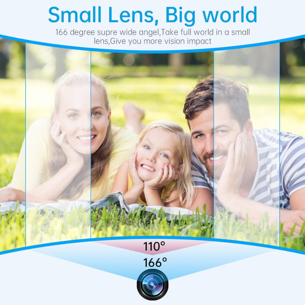 Camera IP 4K in Ceas de Birou, Wi-Fi, cu Detectie Miscare [8]