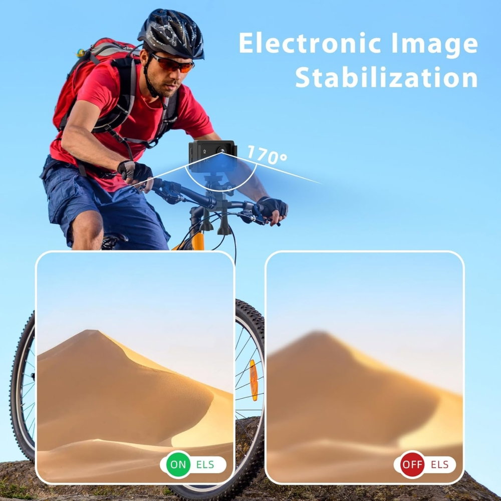 Camera Sport 4K Ultra HD, 16MP, Waterproof 30M, Unghi larg 170 grade, WiFi [6]