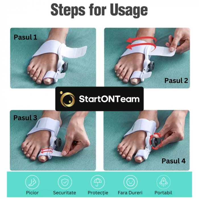 Corector Monturi Hallux Valgus Ajustabil – Deget [22]