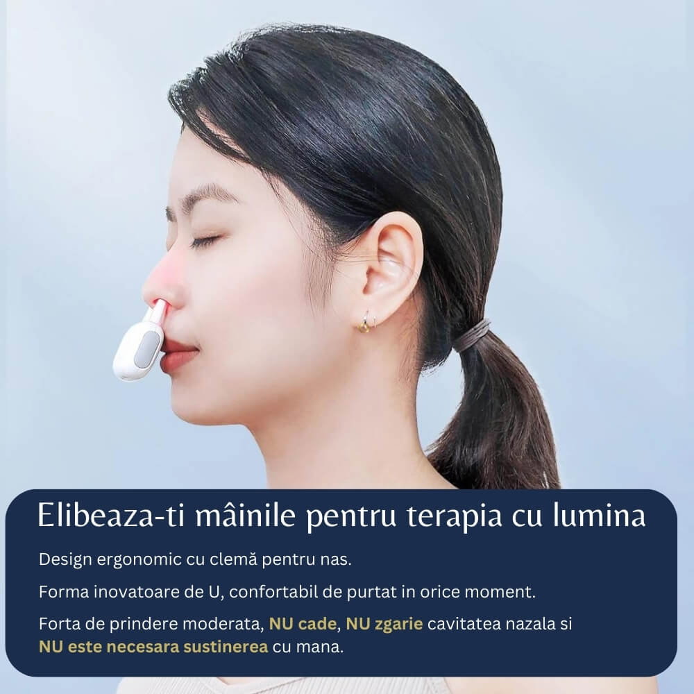 Aparat pentru Rinita Alergica Tech Love cu Lumina Rosie si Infrarosu [13]