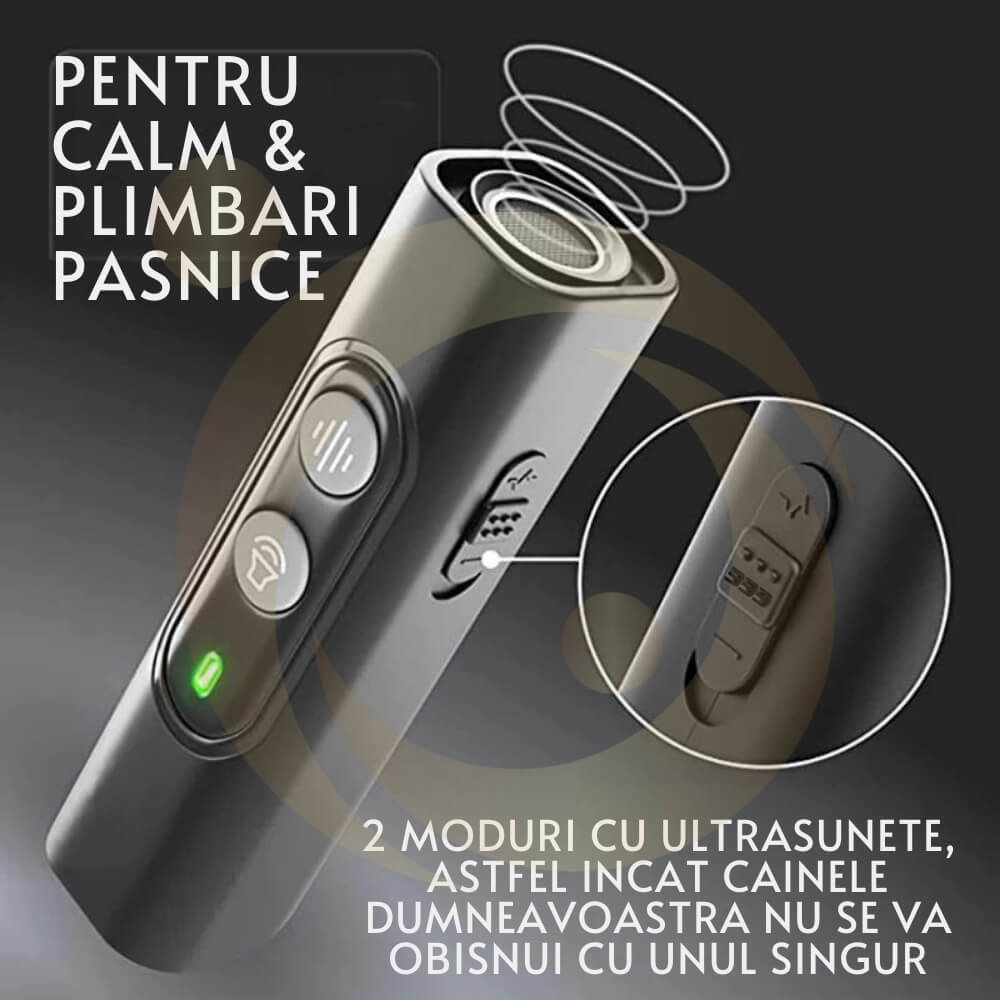 Dispozitiv Profesional Antilatrat cu Ultrasunete pentru Alungat si Speriat Cainii si Pisici [8]