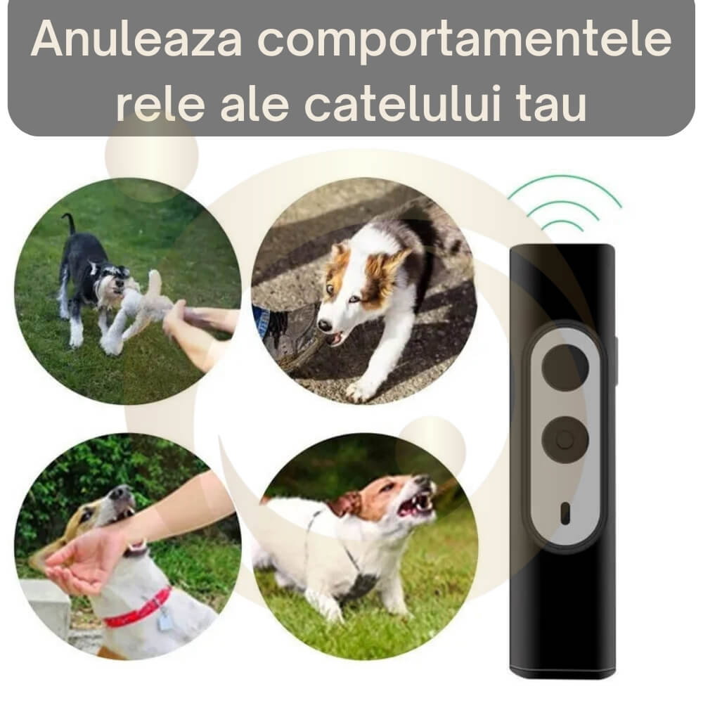 Dispozitiv Profesional Antilatrat cu Ultrasunete pentru Alungat si Speriat Cainii si Pisici [9]