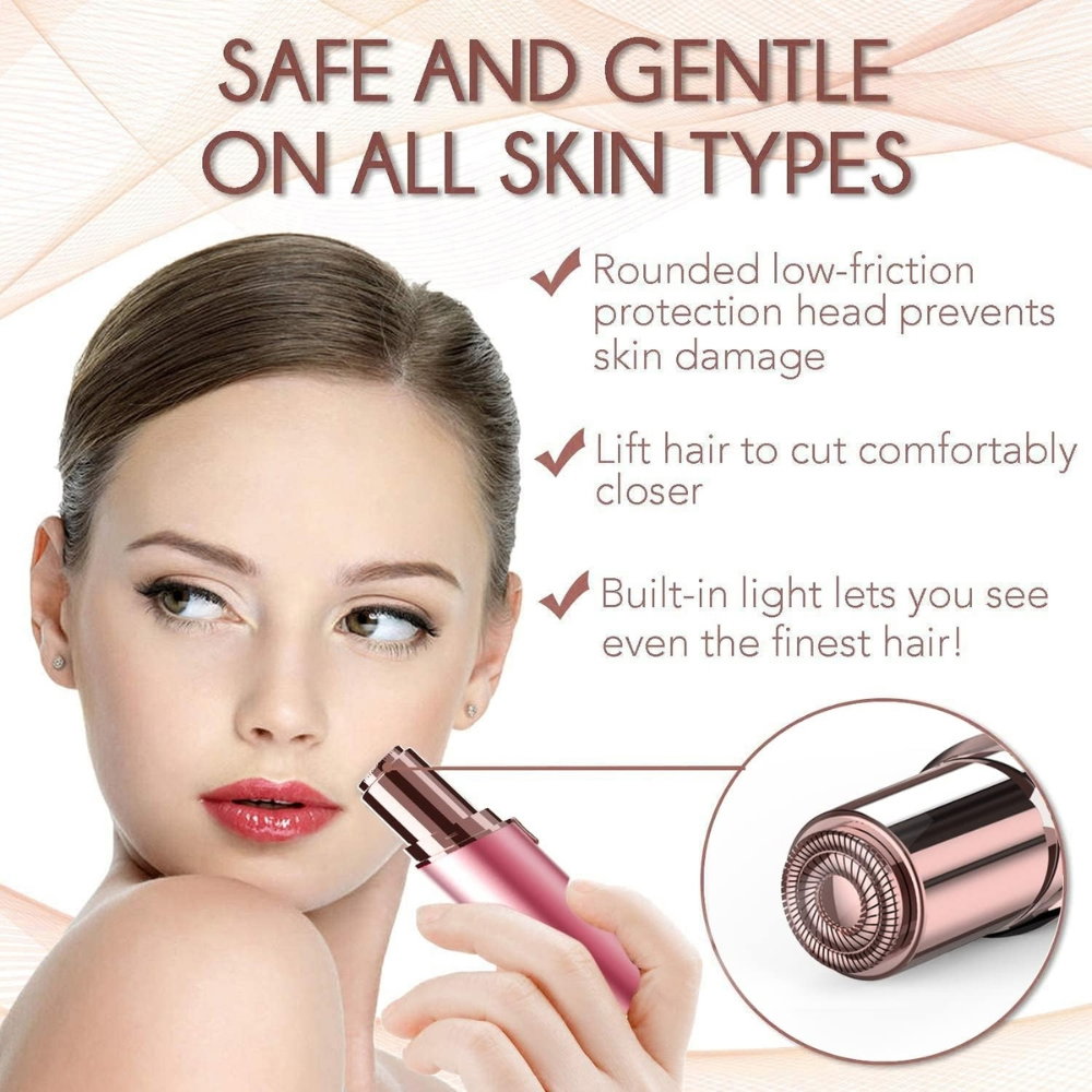 Epilator Facial Portabil, Indepartare Fina a Parului Nedorit [11]