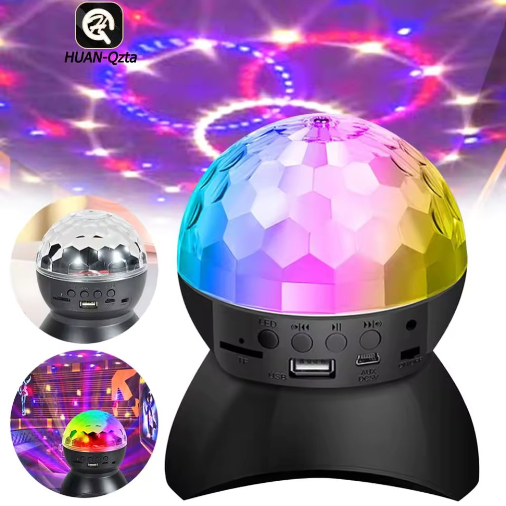 Glob Disco Crystal Magic Ball cu LED RGB [5]