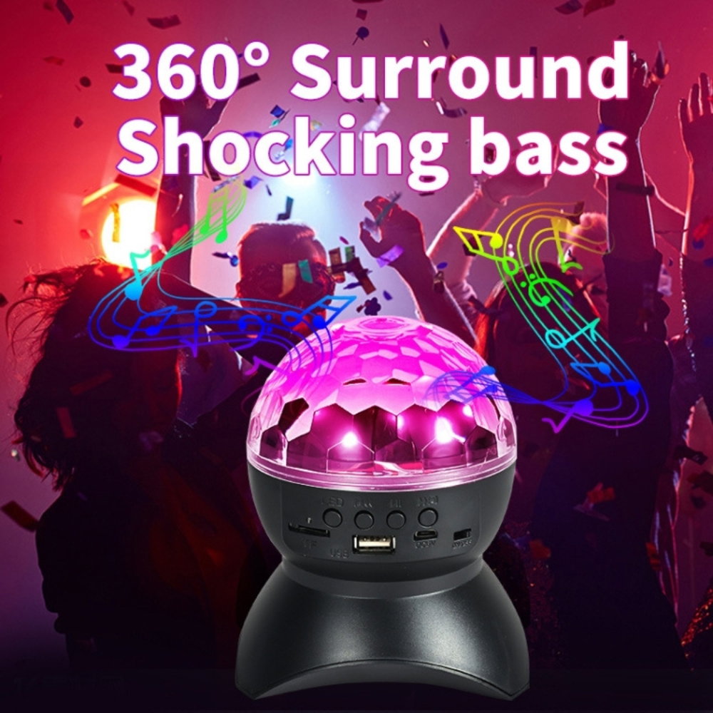 Glob Disco Crystal Magic Ball cu LED RGB [8]