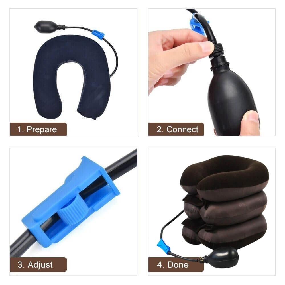 Guler cervical moale si gonflabil pentru Spondiloza si Hernie Cervicala [16]