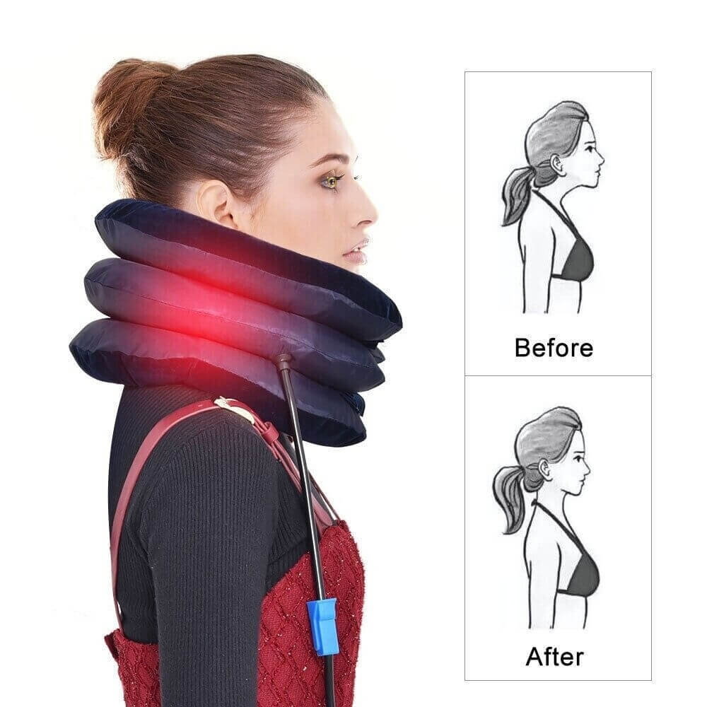 Guler cervical moale si gonflabil pentru Spondiloza si Hernie Cervicala [18]