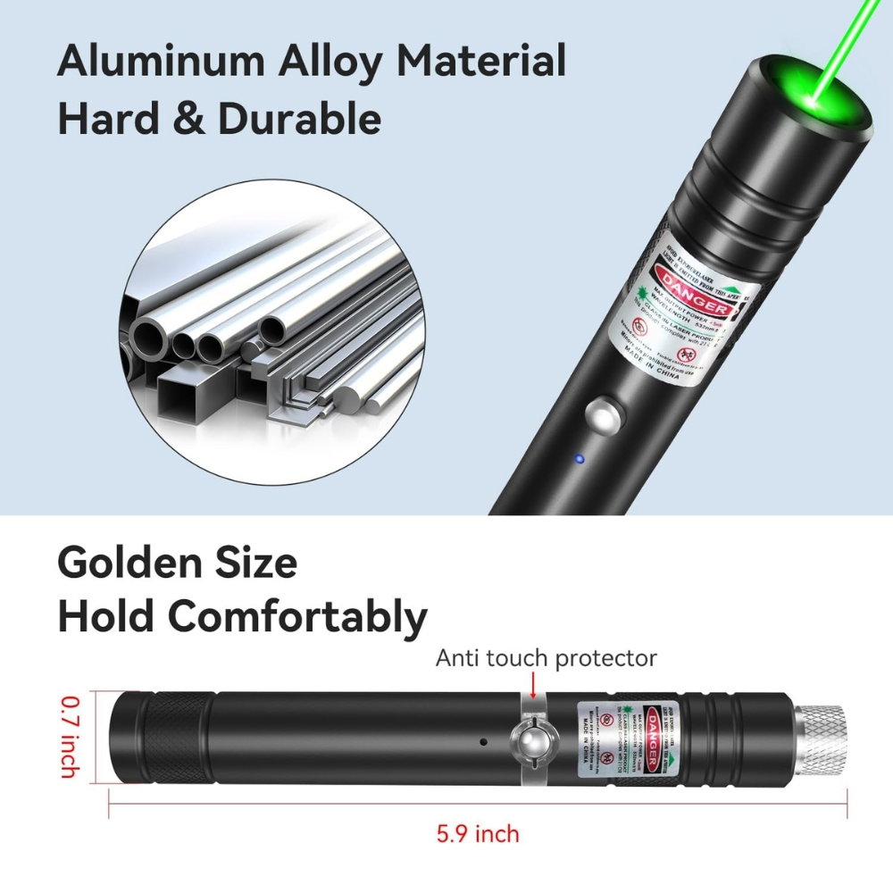 Laser Verde Pointer Profesional cu Raza lunga de Actiune [2]