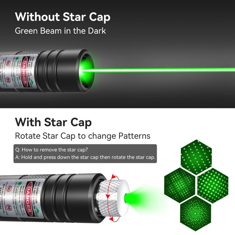 Laser Verde Pointer Profesional cu Raza lunga de Actiune [5]