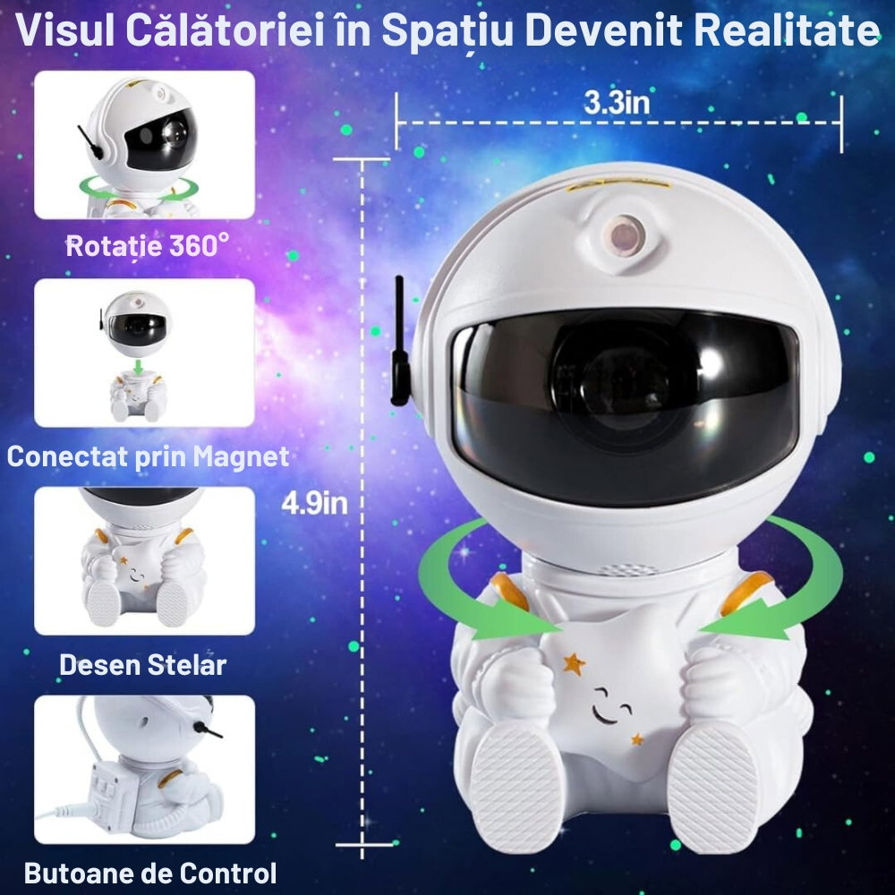 Mini Astronaut Proiector de Stele si Galaxie [6]