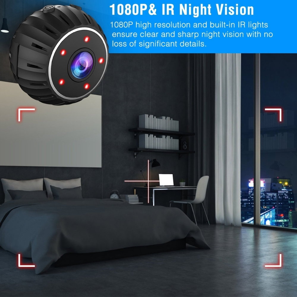 Mini Camera WiFi cu Senzor Miscare – Night Vision [14]