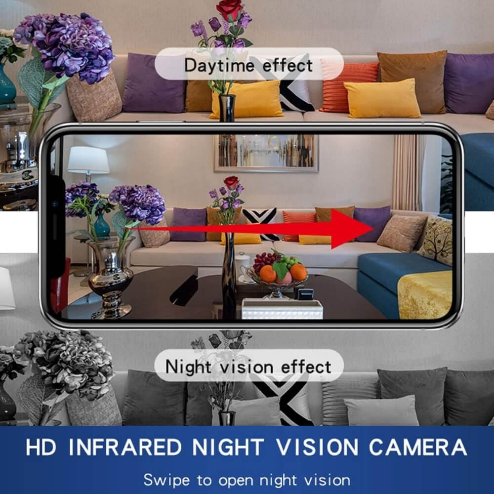 Mini Camera Magnetica, Microcamera Wifi Full HD Profesionala [25]